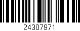 Código de barras (EAN, GTIN, SKU, ISBN): '24307971'