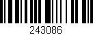 Código de barras (EAN, GTIN, SKU, ISBN): '243086'