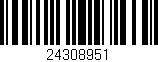 Código de barras (EAN, GTIN, SKU, ISBN): '24308951'