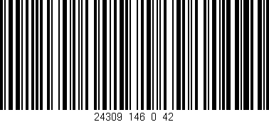 Código de barras (EAN, GTIN, SKU, ISBN): '24309_146_0_42'
