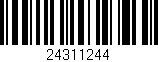 Código de barras (EAN, GTIN, SKU, ISBN): '24311244'