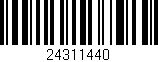 Código de barras (EAN, GTIN, SKU, ISBN): '24311440'