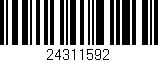 Código de barras (EAN, GTIN, SKU, ISBN): '24311592'