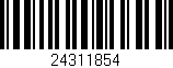 Código de barras (EAN, GTIN, SKU, ISBN): '24311854'