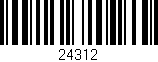 Código de barras (EAN, GTIN, SKU, ISBN): '24312'
