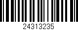 Código de barras (EAN, GTIN, SKU, ISBN): '24313235'