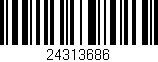 Código de barras (EAN, GTIN, SKU, ISBN): '24313686'