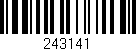 Código de barras (EAN, GTIN, SKU, ISBN): '243141'