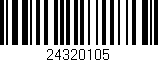 Código de barras (EAN, GTIN, SKU, ISBN): '24320105'