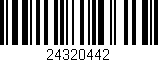 Código de barras (EAN, GTIN, SKU, ISBN): '24320442'