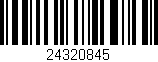 Código de barras (EAN, GTIN, SKU, ISBN): '24320845'