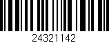 Código de barras (EAN, GTIN, SKU, ISBN): '24321142'