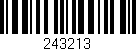 Código de barras (EAN, GTIN, SKU, ISBN): '243213'