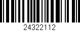 Código de barras (EAN, GTIN, SKU, ISBN): '24322112'