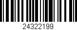 Código de barras (EAN, GTIN, SKU, ISBN): '24322199'
