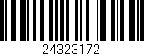 Código de barras (EAN, GTIN, SKU, ISBN): '24323172'