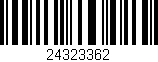 Código de barras (EAN, GTIN, SKU, ISBN): '24323362'