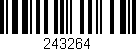 Código de barras (EAN, GTIN, SKU, ISBN): '243264'