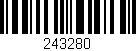 Código de barras (EAN, GTIN, SKU, ISBN): '243280'