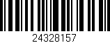 Código de barras (EAN, GTIN, SKU, ISBN): '24328157'
