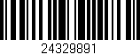 Código de barras (EAN, GTIN, SKU, ISBN): '24329891'