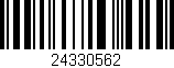 Código de barras (EAN, GTIN, SKU, ISBN): '24330562'
