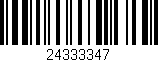 Código de barras (EAN, GTIN, SKU, ISBN): '24333347'