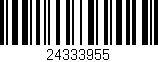 Código de barras (EAN, GTIN, SKU, ISBN): '24333955'