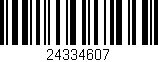 Código de barras (EAN, GTIN, SKU, ISBN): '24334607'