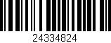 Código de barras (EAN, GTIN, SKU, ISBN): '24334824'