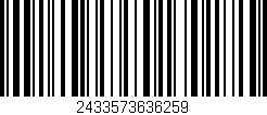 Código de barras (EAN, GTIN, SKU, ISBN): '2433573636259'