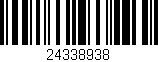 Código de barras (EAN, GTIN, SKU, ISBN): '24338938'