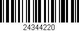 Código de barras (EAN, GTIN, SKU, ISBN): '24344220'