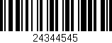 Código de barras (EAN, GTIN, SKU, ISBN): '24344545'