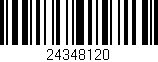 Código de barras (EAN, GTIN, SKU, ISBN): '24348120'