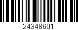 Código de barras (EAN, GTIN, SKU, ISBN): '24348601'