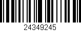 Código de barras (EAN, GTIN, SKU, ISBN): '24349245'