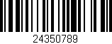 Código de barras (EAN, GTIN, SKU, ISBN): '24350789'