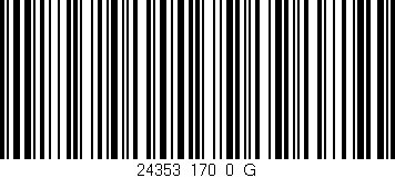 Código de barras (EAN, GTIN, SKU, ISBN): '24353_170_0_G'