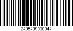 Código de barras (EAN, GTIN, SKU, ISBN): '2435489900844'
