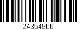 Código de barras (EAN, GTIN, SKU, ISBN): '24354966'