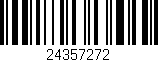 Código de barras (EAN, GTIN, SKU, ISBN): '24357272'