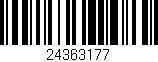 Código de barras (EAN, GTIN, SKU, ISBN): '24363177'