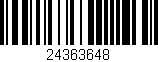 Código de barras (EAN, GTIN, SKU, ISBN): '24363648'