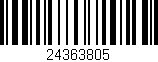 Código de barras (EAN, GTIN, SKU, ISBN): '24363805'