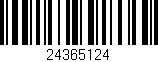 Código de barras (EAN, GTIN, SKU, ISBN): '24365124'