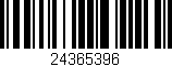 Código de barras (EAN, GTIN, SKU, ISBN): '24365396'