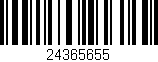 Código de barras (EAN, GTIN, SKU, ISBN): '24365655'