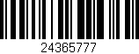 Código de barras (EAN, GTIN, SKU, ISBN): '24365777'
