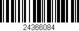 Código de barras (EAN, GTIN, SKU, ISBN): '24366084'